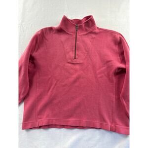 Women’s Tommy Bahama Pink Half Zip Turtleneck Jacket Sz XL
